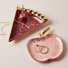 Load image into Gallery viewer, Nordic Ceramic Watermelon Apple Small Jewelry Dish Earrings Necklace Ring Storage Plates Fruit Dessert Display Bowl Decoration